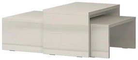 Konferenčný stolík Piano SET2-71/KA/71 lakované beige