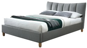 Posteľ Sandy 2 160 sivá/buk