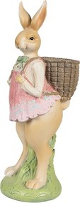 Dekorácia králičia slečna s nošou - 11*11*31 cm