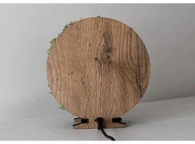 Li-Go 23622/DUB2 - Stmievateľná LED stolová dekorácia LED/12W/230V 20x22 cm dub