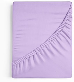 Bavlnená plachta s gumou DETSKÁ svetlo fialová Rozmer: 60x120 cm