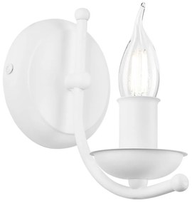 Lamkur Nástenná lampa LUCY 1xE14/60W/230V biela LA44194