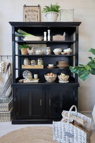 Chic Antique Úložný drevený box s priehradkami