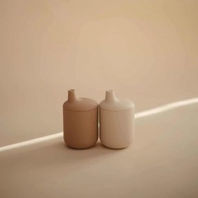 Mushie silikónový hrnček s náustkom - Tradewinds