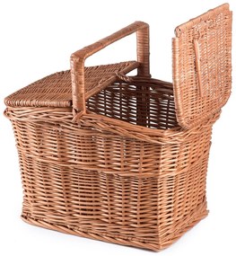 Piknikový prútený kôš Eger V.š. 42 x hl. 26 x v. 24/39(cm)
