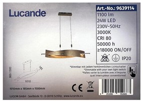 Lucande Lucande - LED Stmievateľný luster na lanku MARIJA LED/24W/230V LW0806
