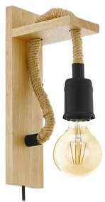 Eglo 43197 - Nástenné svietidlo RAMPSIDE 1xE27/28W/230V