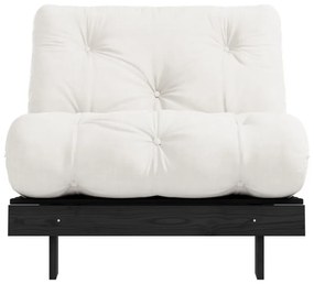 Krémovobiele kreslo Roots Black Night – Karup Design