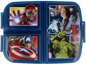 Detský multibox na desiatu Avengers - MARVEL s 3 priehradkami