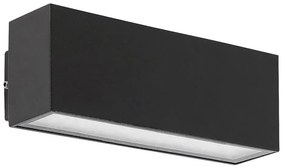 Rabalux 77075 - LED Vonkajšie nástenné svietidlo MATARO LED/10W/230V IP54 čierna