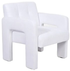 Kreslo PELLE biele 737763