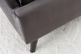 Posteľ Zeno roky 160x200cm tmavosivá