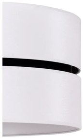 Duolla - Luster na lanku DUO 1xE27/15W/230V pr. 40 cm biela/čierna