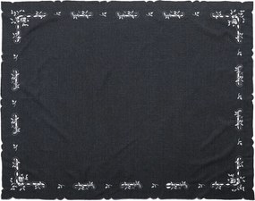 Forbyt Vianočný obrus imelo modrá, 120 x 140 cm