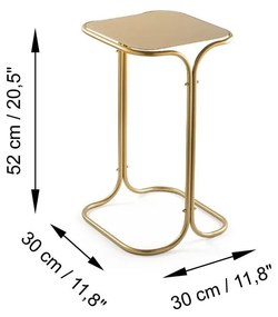 Odkladací stolík Sam Gold