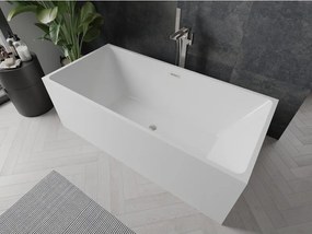 Mexen Nita, voľne stojaca vaňa 170 x 80 cm, biela, brúsená oceľ prepad, 52091708000-97