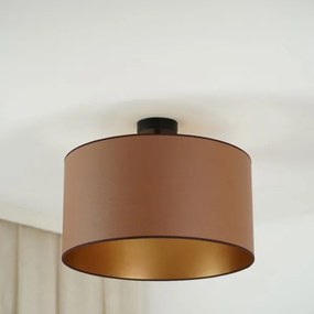 Brilagi - Prisadený luster OREGON ROLLER VEGE 1xE27/15W/230V pr. 45 cm hnedá