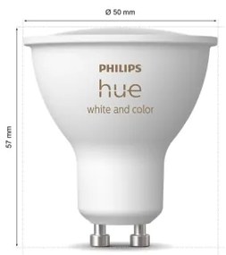 SADA 3x LED RGBW Stmievateľná žiarovka Philips Hue WACA GU10/4,2W/230V 2000-6500K