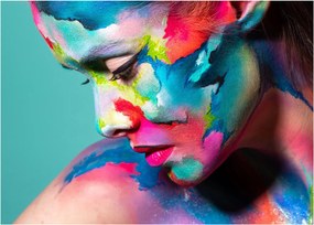 Sklenený obraz - Body art (70x50 cm)