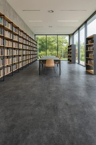 Beauflor, PVC podlaha - lino Blacktex Zinc 996D, na mieru, šíře 2m,4m, šedá, filc, chodba / predsieň