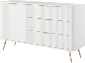 KOMODA TREVISO D3S BIELA 138 cm