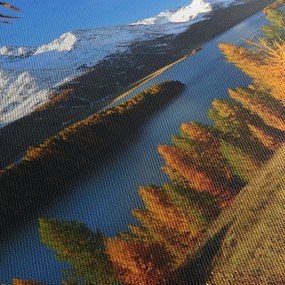 Obraz - Jeseň v Alpách (120x50 cm)