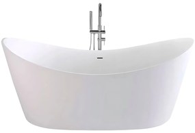 Rea Ferrano, akrylátová voľne stojaca vaňa 160x80 cm, biela lesklá, REA-W0150