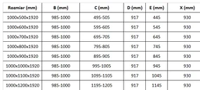 Mexen Pretoria, sprchovací kút 100 (dvere) x 100 (stena) cm, 6mm číre sklo, zlatý profil, 852-100-100-50-00