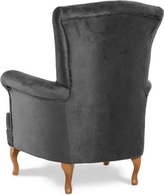 Kreslo Panama 1, sivá (Monolith 97)