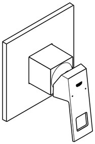 GROHE 24061000 - Sprchová batéria EUROCUBE lesklý chróm