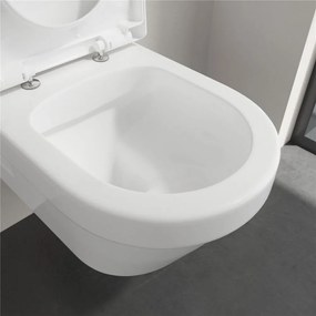 VILLEROY &amp; BOCH Architectura závesné WC s hlbokým splachovaním bez vnútorného okraja, 370 x 530 mm, biela alpská, s povrchom AntiBac a CeramicPlus, 5684R0T2