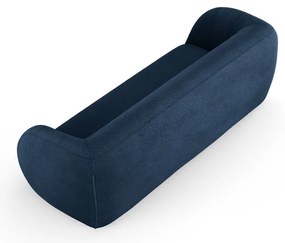 Modrá pohovka z textílie buklé 230 cm Essen – Cosmopolitan Design