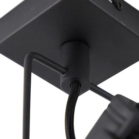 Inteligentné bodové svetlo čierne vrátane Wifi GU10 - Suplux