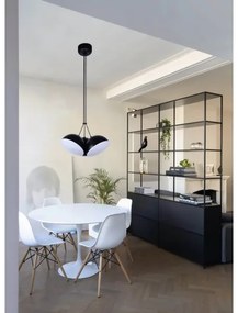 Klausen 143000 - LED Luster na lanku CROWD 3xLED/20W/230V čierna