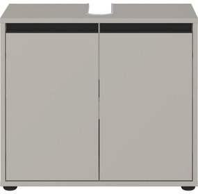 Sivá skrinka pod umývadlo 63x55 cm Lemont – Germania