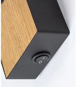 Rabalux 71151 - Nástenné bodové svietidlo METTA 1xE14/40W/230V dub