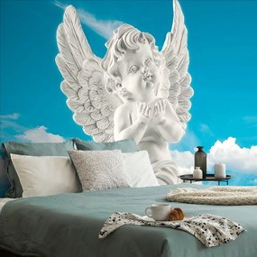 Samolepiaca tapeta starostlivý anjelik na nebi - 150x100