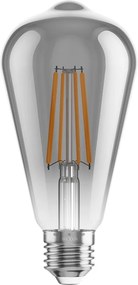Mexen Vintis, LED filamentová žiarovka E27, ST64, 8 W, teplá biela 2700K, dymová, L152-E27-0827-70