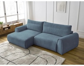 Modrá rohová pohovka Aden – Bobochic Paris
