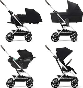Cybex športový kočík Eezy S Twist+ 2 SILVER moon black