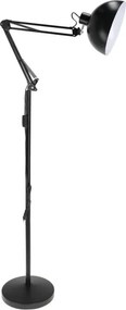 BRILAGI - Flexibilná stojacia lampa TASKER 1xE27/60W/230V 157 cm čierna