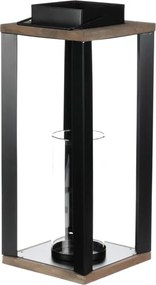 Lampáš čierny JS465-L