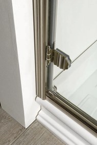 Gelco Gelco, ANTIQUE sprchové dvere 800mm, číre sklo, lavé, bronz, GQ1280LC