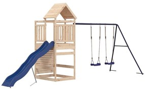 Vonkajšia súprava na hranie masívna borovica