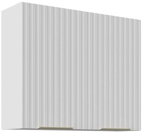 Kuchynská Skrinka Tuluza 80G-72 2F biely mat lamel