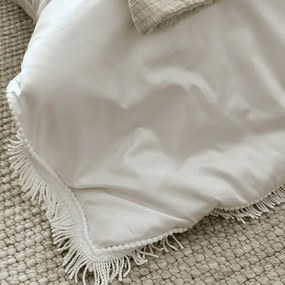 Obliečky Junior so strapcami biela 100x135cm