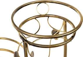 STOJAN NA KVETINÁČ JULYAN 70X50X25 CM ZLATÁ