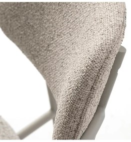 Krémovobiela jedálenská stolička Zama – Unique Furniture