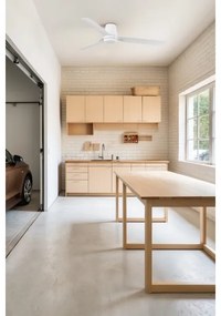 FARO 33828 - Stropný ventilátor PUNT TUB M biela pr. 130 cm + diaľkové ovládanie