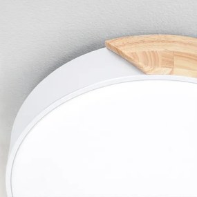 Brilagi - stmievateľné LED svietidlo PILANA LED/60W/230V dub/biela priemer 60 cm + diaľkové ovládanie